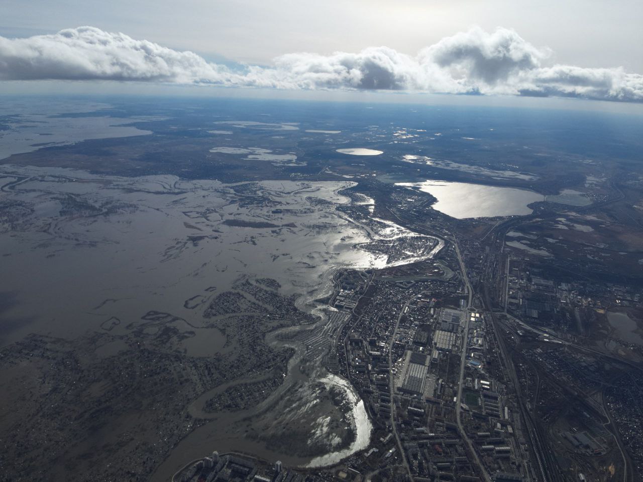 Уровень воды в реке Тобол у Кургана достиг 968 см | Вечёрка