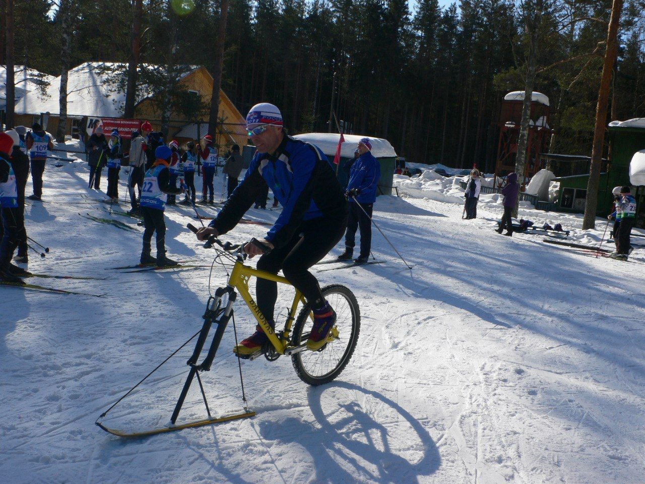 Снег вместо асфальта или чем полезны лыжи велосипедисту