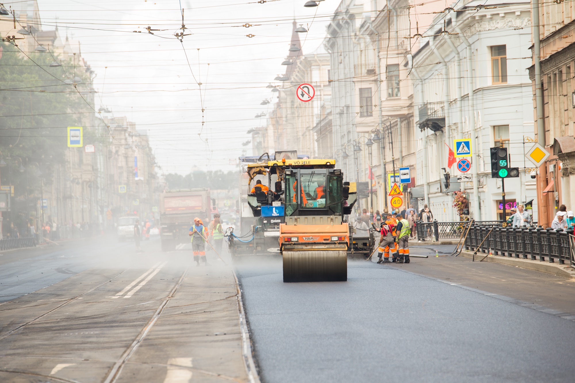 Новые дорожные технологии внедряют в Санкт-Петербурге | Вечёрка