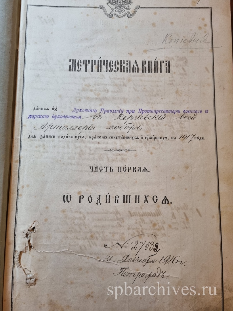 Центральный государственный исторический архив Петербурга пополнился 18-ю  метрическими книгами | Вечёрка