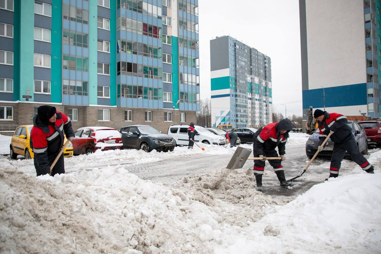 В Новой Охте скорректируют и усилят работу по уборке снега | Вечёрка