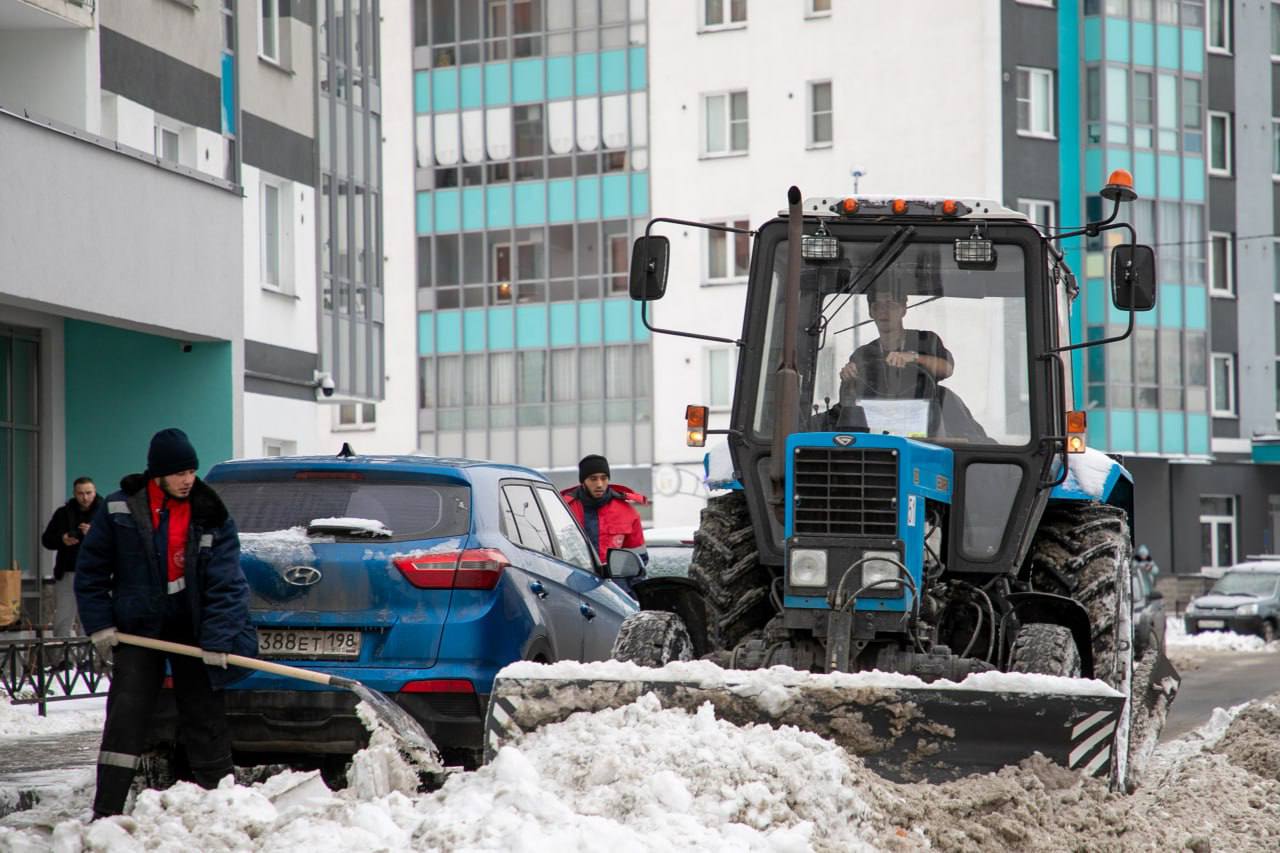 В Новой Охте скорректируют и усилят работу по уборке снега | Вечёрка