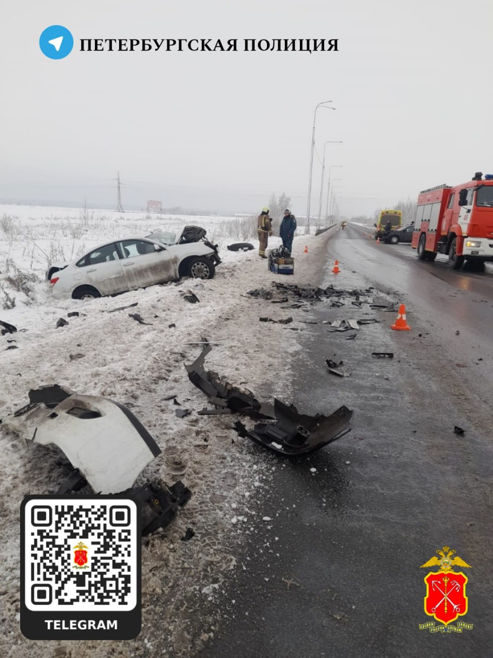 Два водителя погибли в результате ДТП на Ям-Ижорском шоссе | Вечёрка