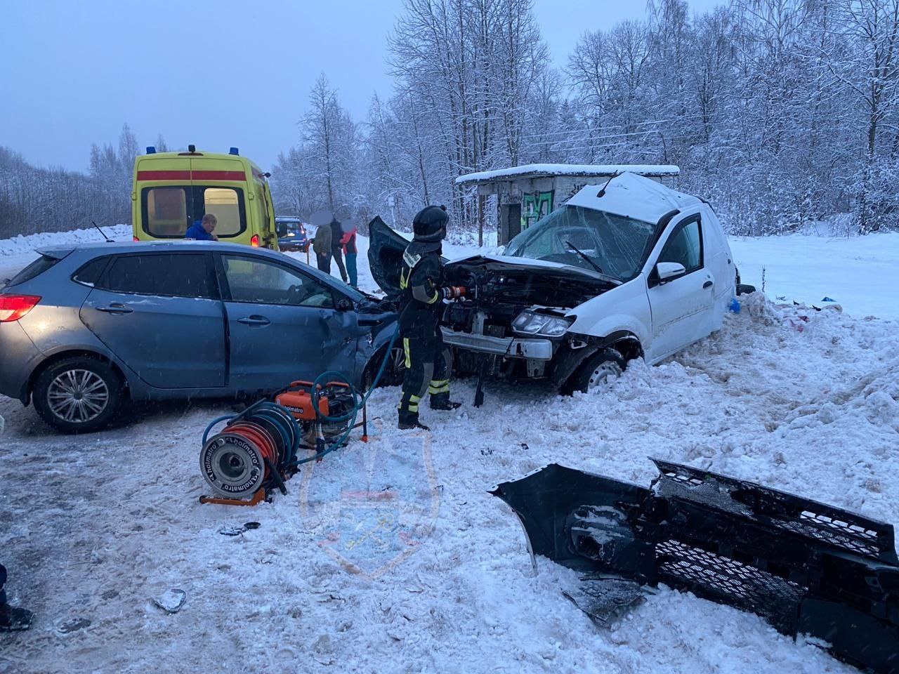 В Шапках спасатели доставали человека из поврежденной машины | Вечёрка