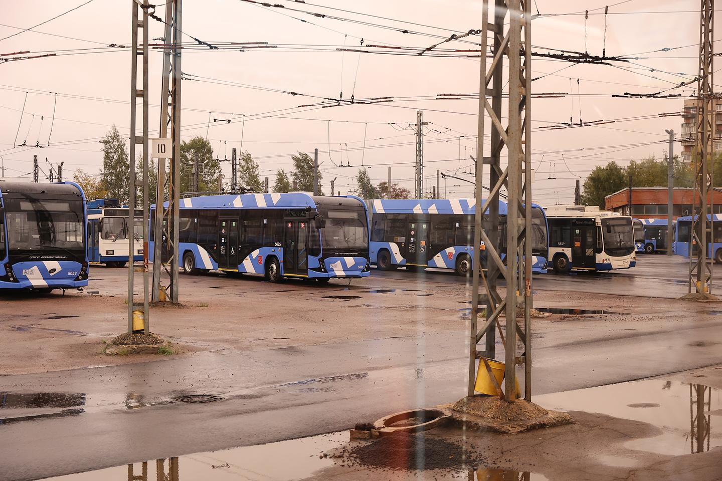 В Петербурге с полудня отведут троллейбусное движение по Суворовскому  проспекту