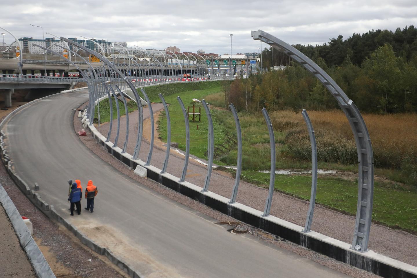 Киевское шоссе на лужской объездной станет реверсивным